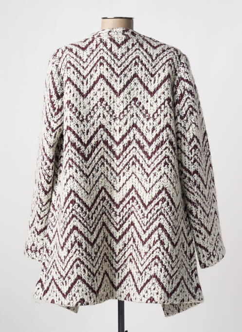 Palton lung violet LAUREN VIDAL femeie