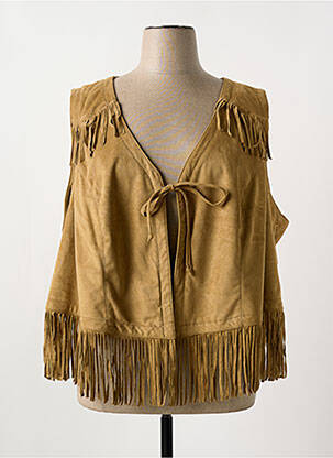 Vestă fără mâneci maro KJBRAND femeie