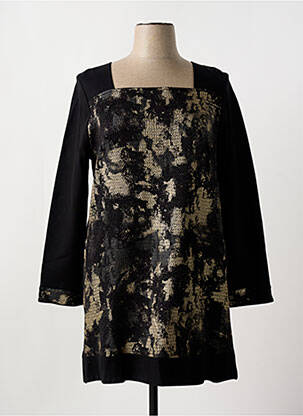 Rochie midi negru LAUREN VIDAL femeie