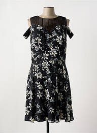 Rochie midi imprimeu floral fără mâneci negru PAUL BRIAL femeie