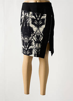 Fustă midi negru LAUREN VIDAL femeie