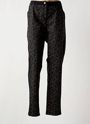 Pantalon slim talie elastică maro MERI & ESCA femeie