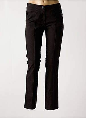 Pantalon slim buzunare negru TONI femeie