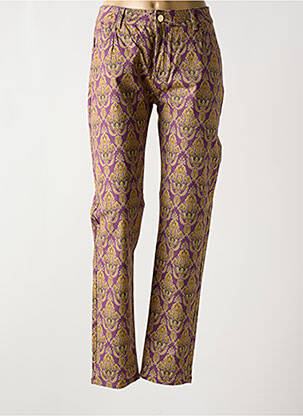 Pantalon slim buzunare violet ESCORPION femeie