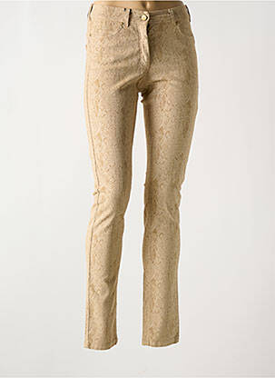 Pantalon slim buzunare bej PAUL BRIAL femeie