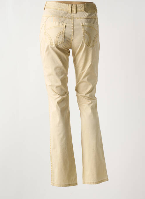 Pantalon slim bej FRED SABATIER femeie