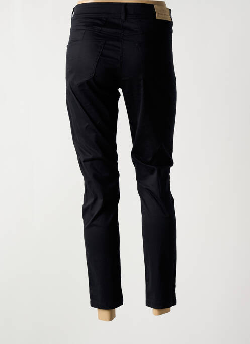 Pantalon 7/8 închidere cu fermoar sub clapetă cu nasturi negru PAUL BRIAL femme