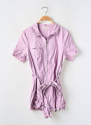 Salopetă scurtă  mâneci scurte violet URBAN OUTFITTERS femeie
