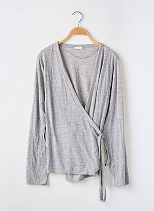 Cardigan petrecut gri MONOPRIX femeie