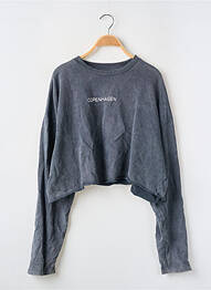 Hanorac  mâneci lungi gri TOPSHOP femeie