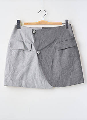 Fustă scurtă gri BOOHOO femeie