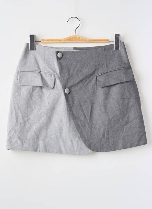 Fustă scurtă gri BOOHOO femeie