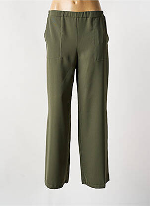 Pantalon larg verde EMA BLUE'S femeie