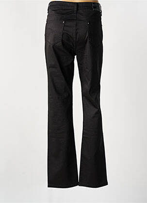 Pantalon slim țesătură poplin mărime normală negru KY CREATION femeie