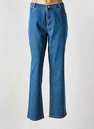 Blugi cu croială slim albastru I.QUING femeie