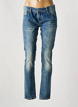 Blugi cu croială slim albastru REMIXX femeie