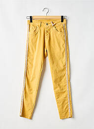 Blugi skinny talie înaltă talie înaltă galben MELLY & CO femme