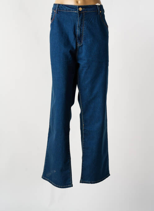 Blugi cu croială dreaptă albastru NANA BELLE femeie