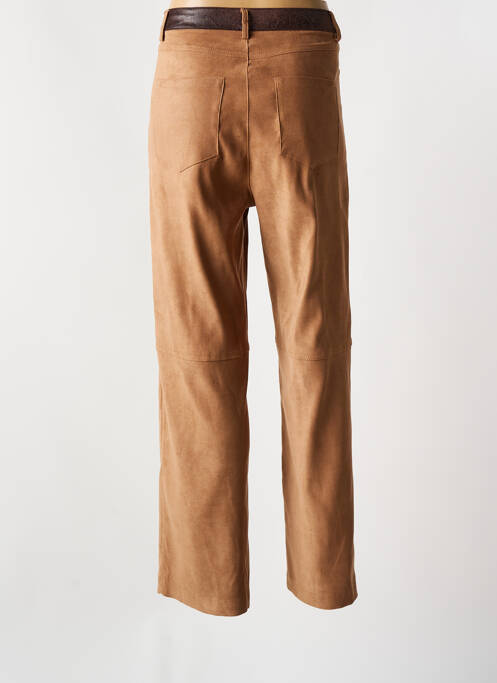 Pantalon larg bej KEZY femeie