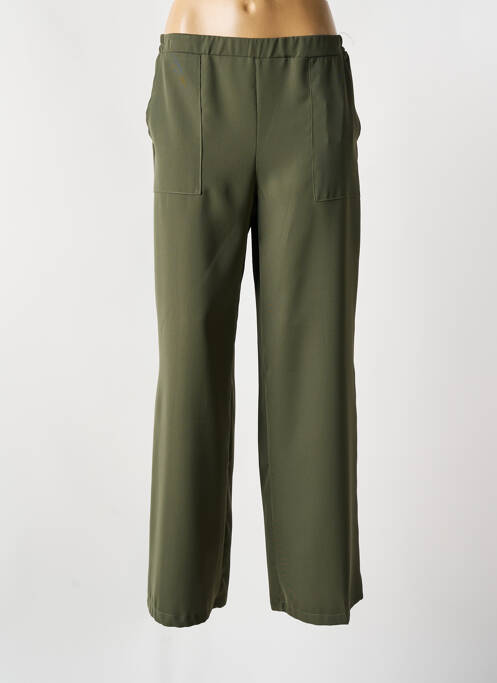 Pantalon larg verde EMA BLUE'S femeie