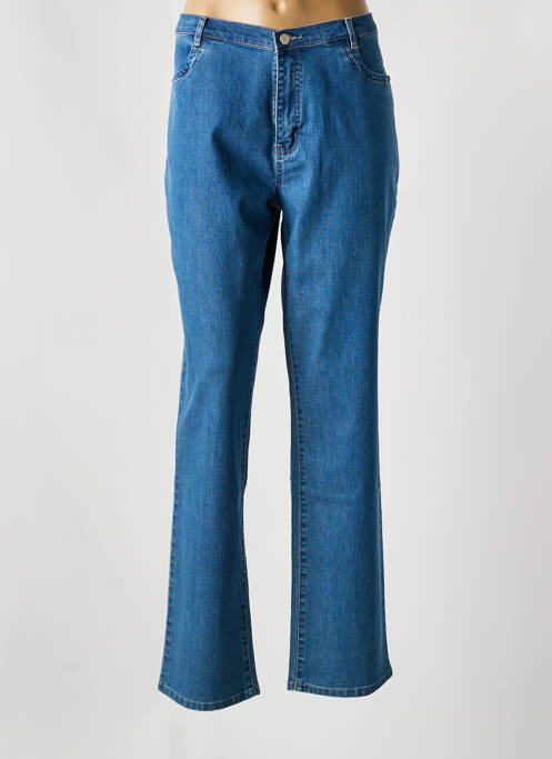 Blugi cu croială slim albastru I.QUING femeie