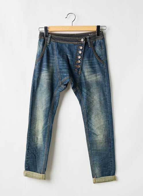 Blugi cu croială slim albastru REMIXX femeie