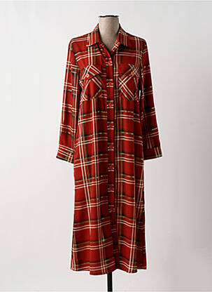 Rochie midi roșu PURPLE'S femeie