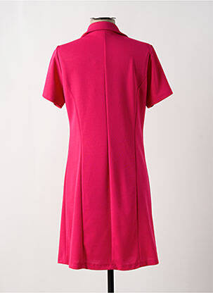 Rochie scurtă mâneci scurte mâneci scurte roz LADY LOL femeie