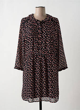 Rochie scurtă croială evazată mâneci lungi negru LILI & LALA femeie