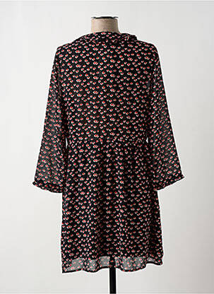 Rochie scurtă croială evazată mâneci lungi negru LILI & LALA femeie