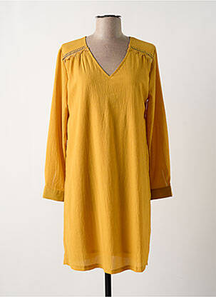 Rochie scurtă galben LILI & LALA femeie