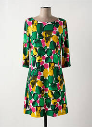 Rochie scurtă mâneci 3/4 mâneci 3/4 verde VEGAS femeie