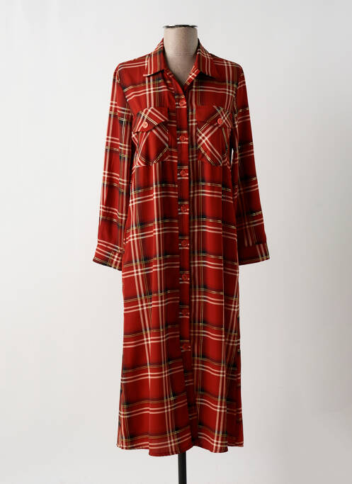 Rochie midi roșu PURPLE'S femeie