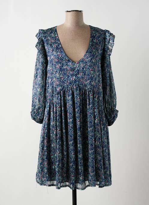 Rochie scurtă albastru VINTAGE LOVE femeie