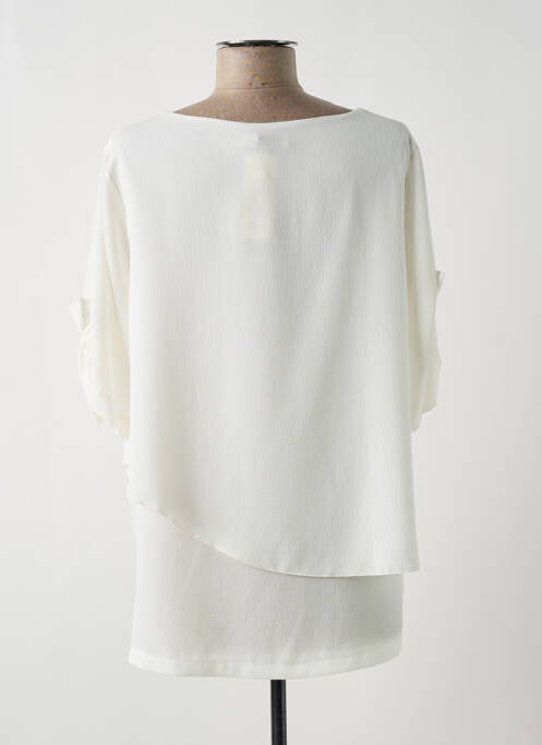 Tunică mâneci lungi alb HALOGENE femeie