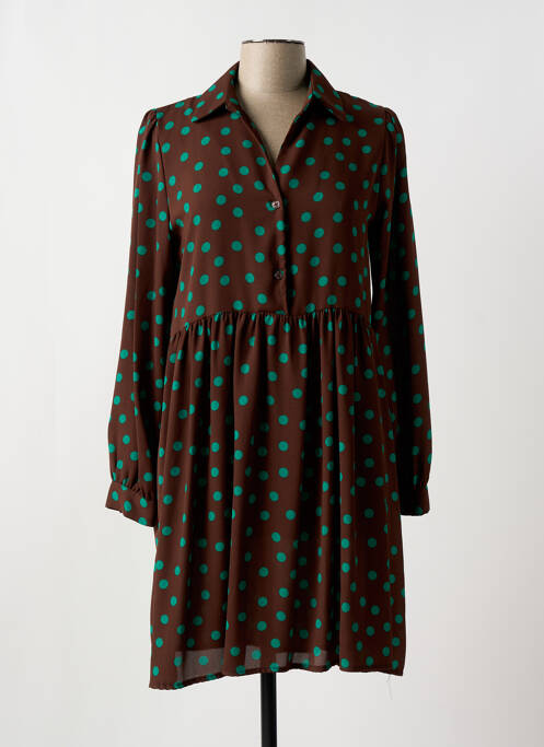 Rochie midi maro MY LILI femeie