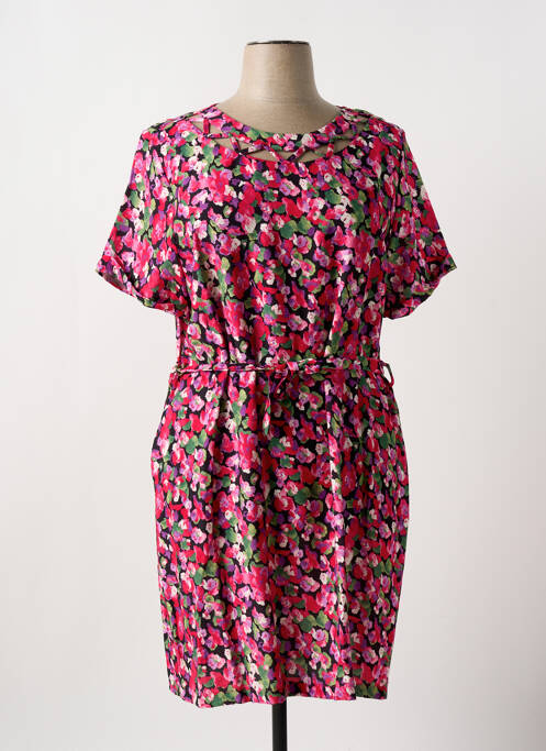 Rochie midi roz HALOGENE femeie