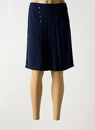 Fustă midi albastru HALOGENE femeie