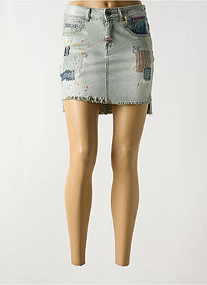 Fustă scurtă albastru WIYA femeie