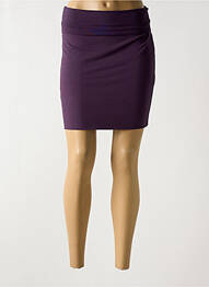 Fustă scurtă talie elastică violet RENDEZ-VOUS femme