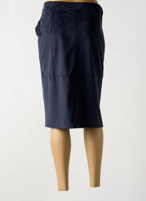 Fustă midi albastru EMA BLUE'S femeie