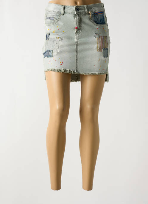 Fustă scurtă albastru WIYA femeie