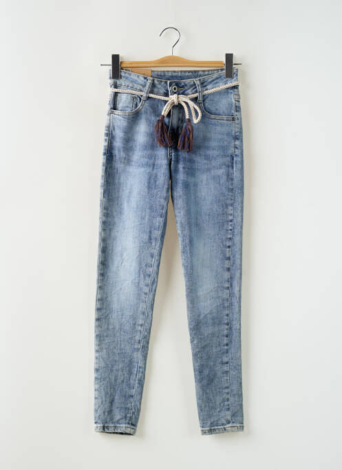 Blugi cu croială slim albastru WATER JEANS femeie