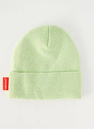 Căciulă țesătură opacă verde HELLO HOSSY copil