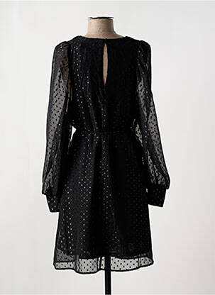 Rochie midi mâneci lungi mâneci lungi negru ICHI femeie