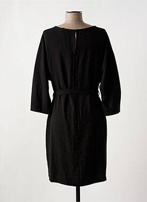 Rochie midi mâneci 3/4 mâneci 3/4 negru YUKA femeie