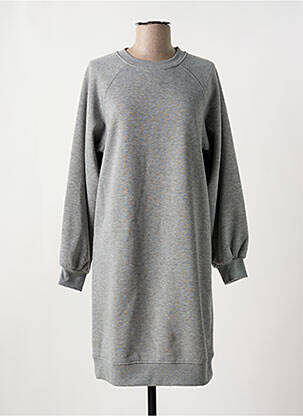 Rochie midi gri ICHI femeie