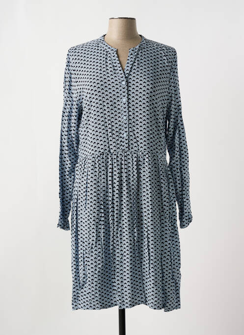 Rochie midi albastru ICHI femeie