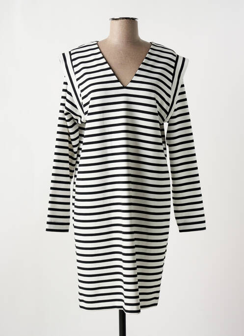 Rochie midi alb ICHI femeie