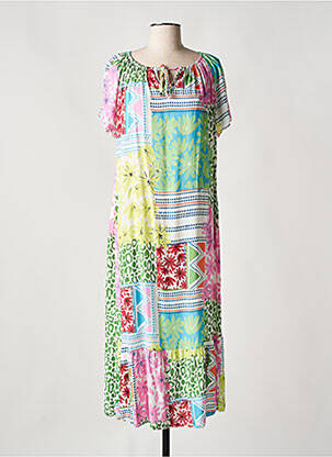 Rochie lungă verde HALOGENE femeie